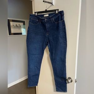 Madewell Curvy High Rise Skinny Jeans, Women’s, Dark Wash, Size 32